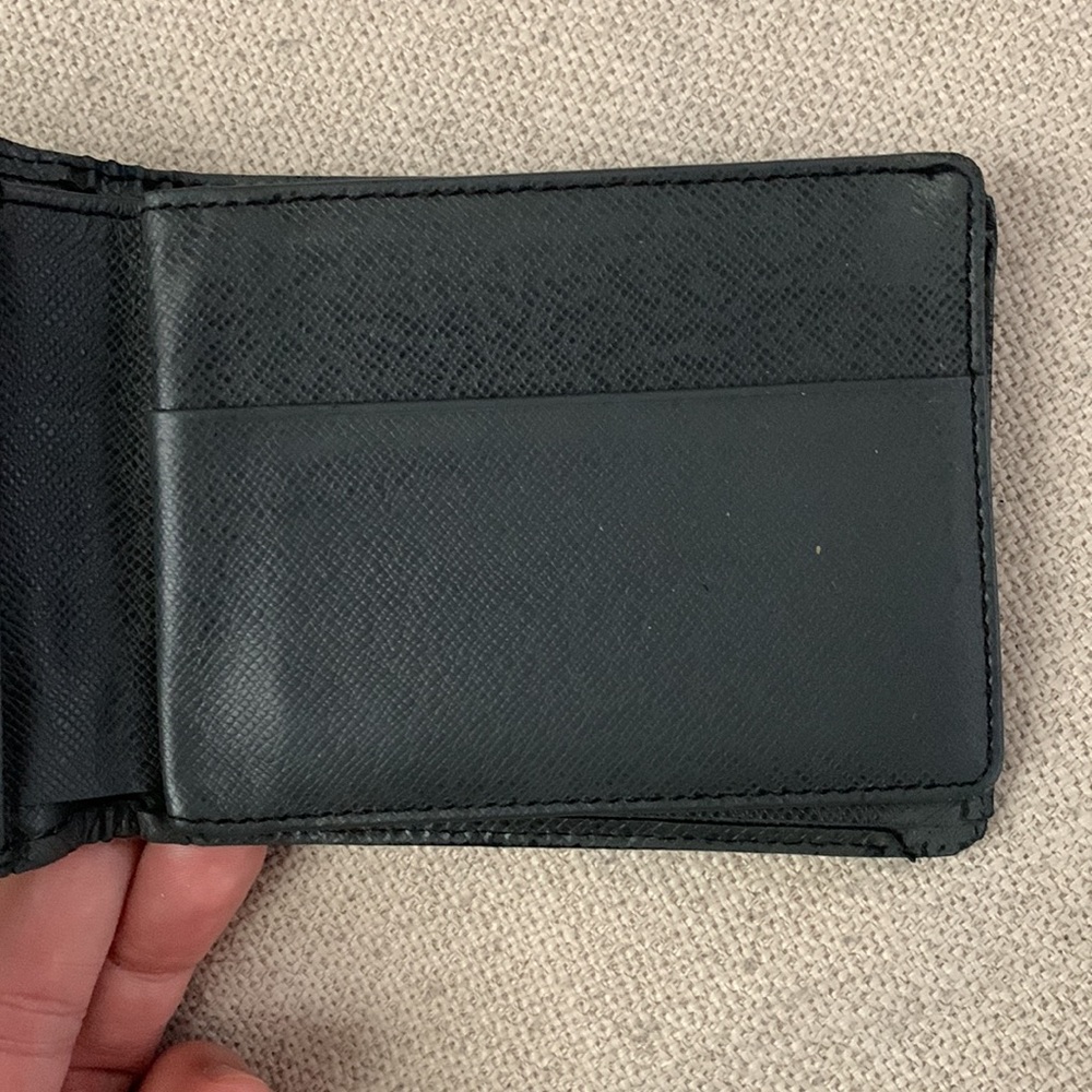 Louis‎ Vuitton Wallet Bifold Men’s One Size Dark Green Taiga Leather - Picture 4 of 13